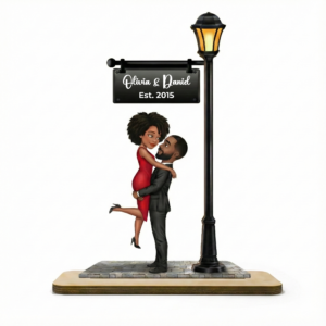 Forever Love – Personalized 3D Effect Couple Wooden Plaque - Image 7